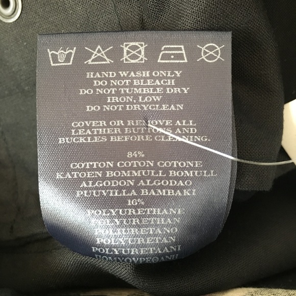 NWT BURBERRY Waxed Coated Cargo Pants - Picture 7 of 8